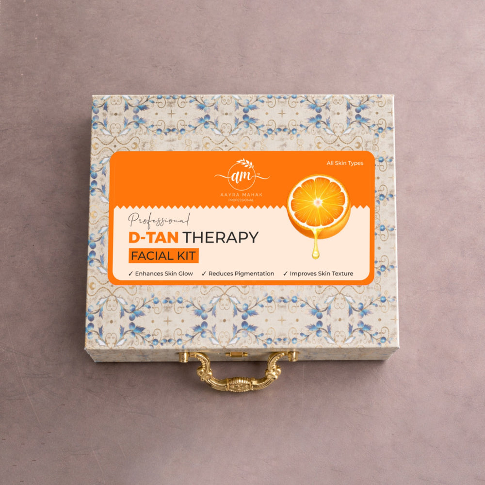 Am Professional D-Tan Therapy Facial Kit for Tan Removal & Glowing Skin | Skin Brightening & Pigmentation Care | Suitable for All Skin Types