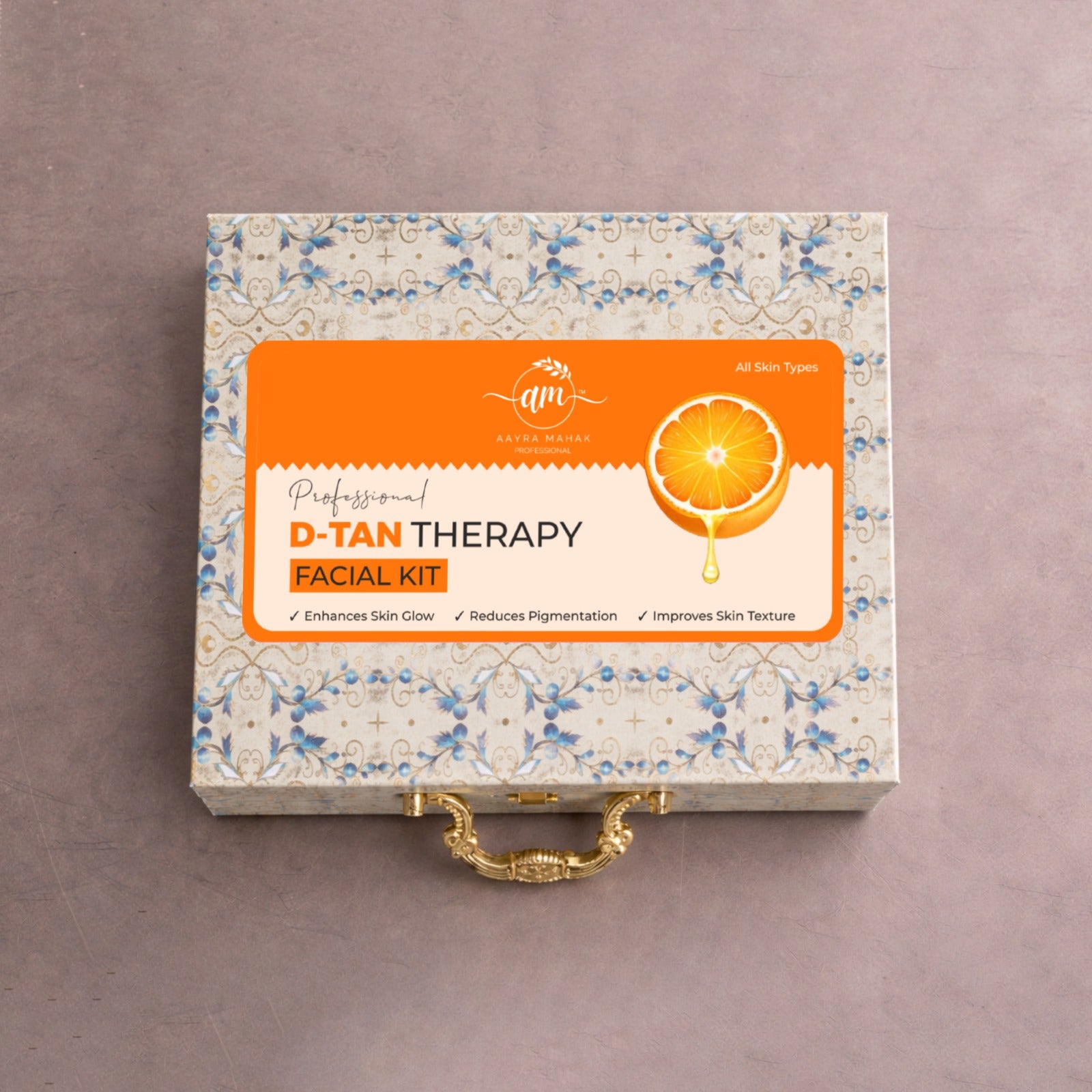 Am Professional D-Tan Therapy Facial Kit for Tan Removal & Glowing Skin | Skin Brightening & Pigmentation Care | Suitable for All Skin Types
